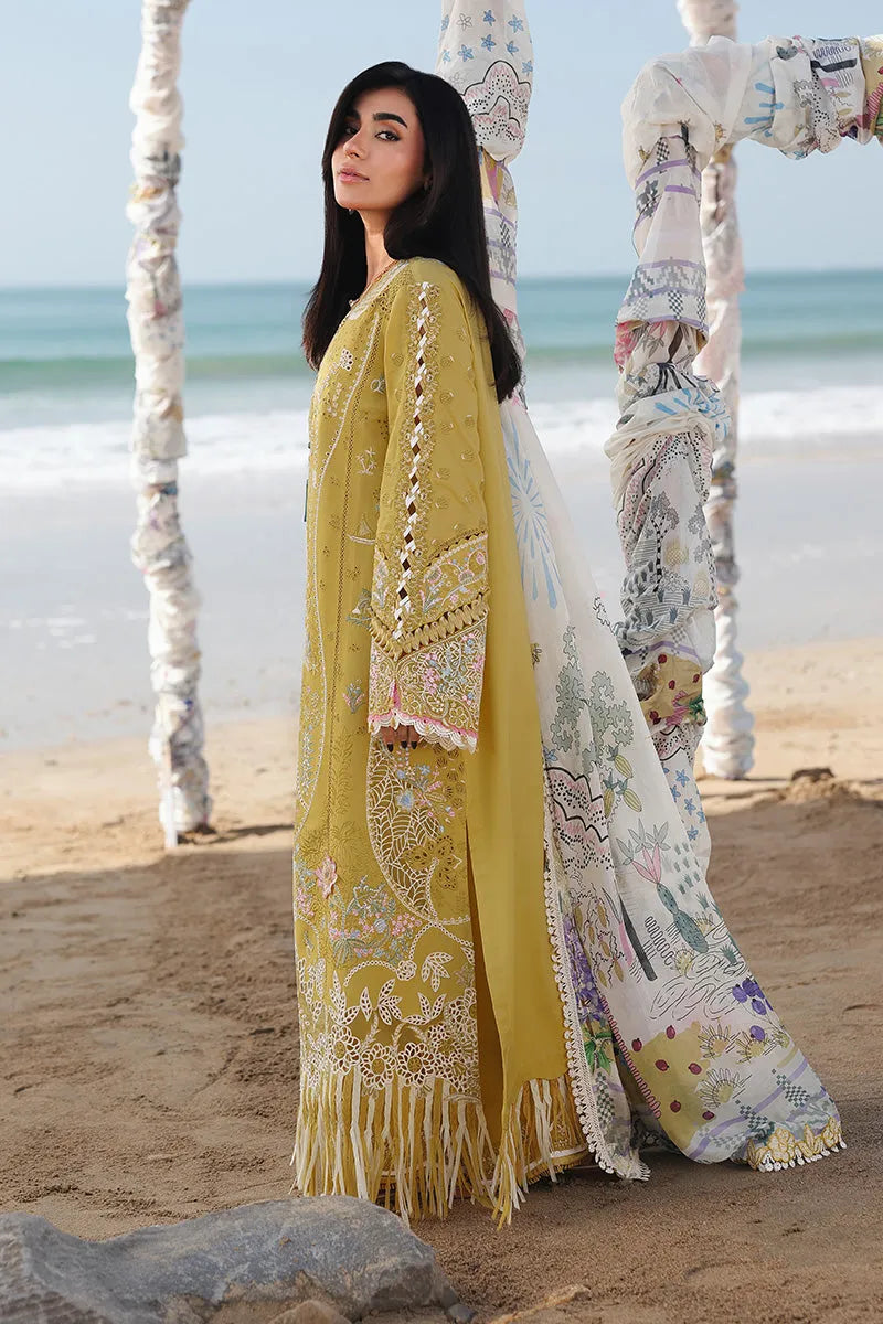 Anahita - Luxury Lawn 3PC Chikenkari Heavy Embroidered Suit | ZF-074 Unstitched Summer Luxe '26