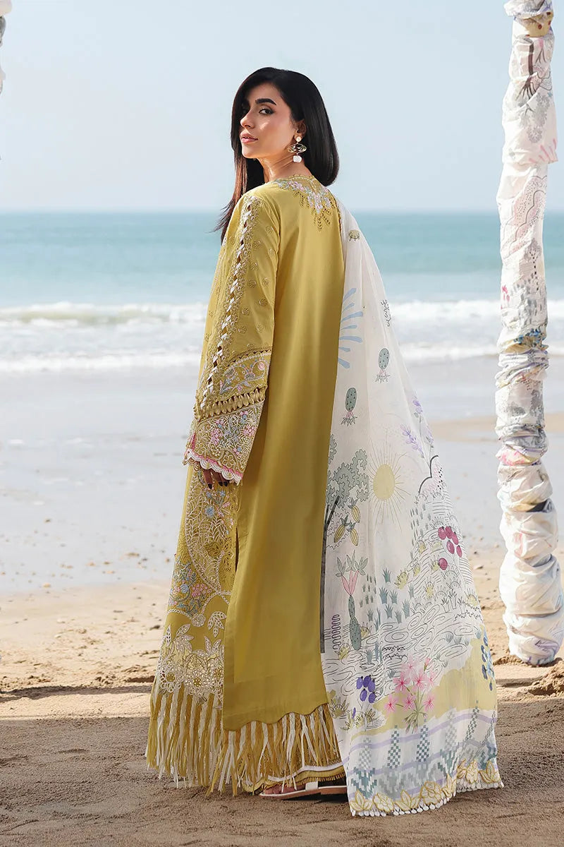 Anahita - Luxury Lawn 3PC Chikenkari Heavy Embroidered Suit | ZF-074 Unstitched Summer Luxe '26
