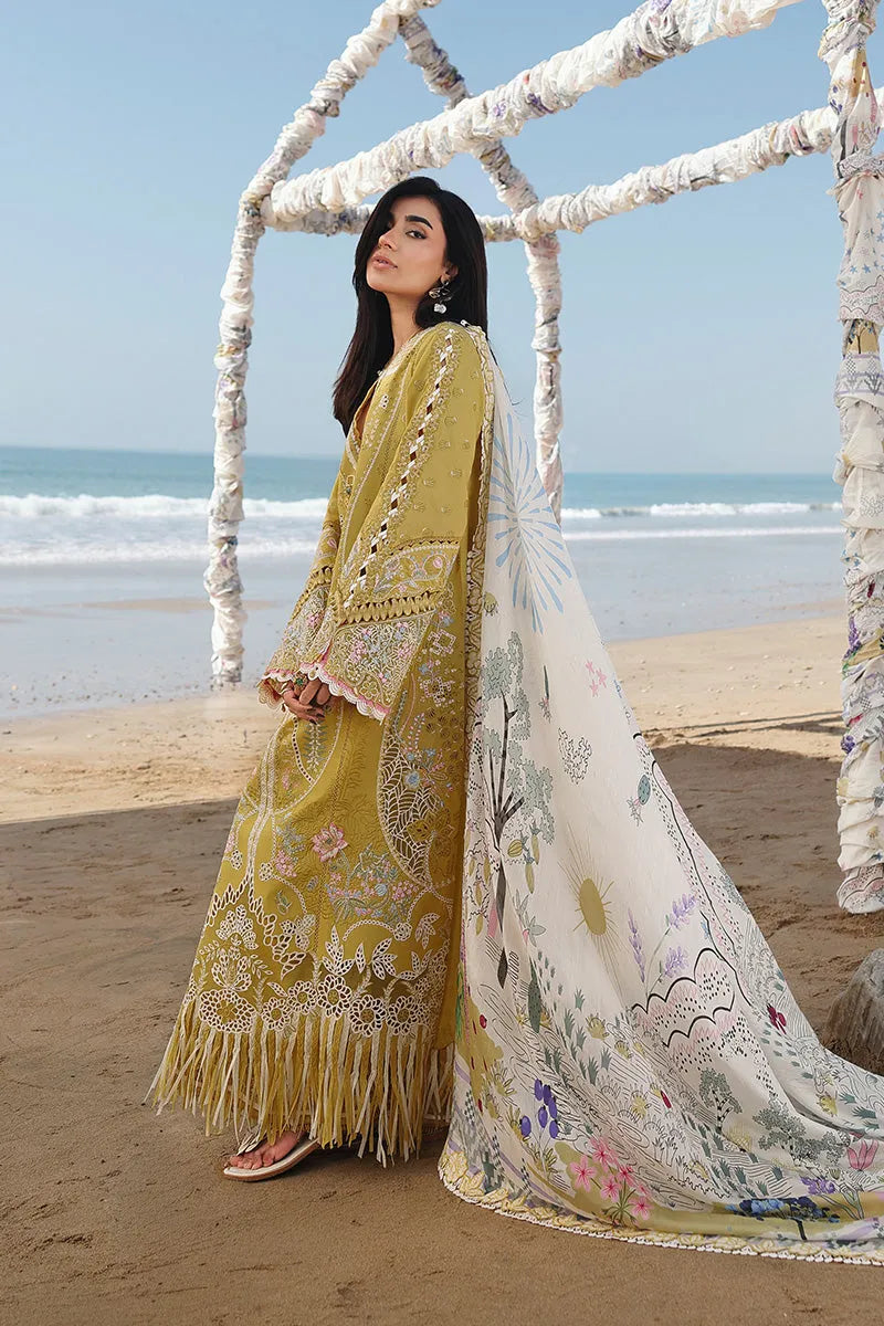 Anahita - Luxury Lawn 3PC Chikenkari Heavy Embroidered Suit | ZF-074 Unstitched Summer Luxe '26