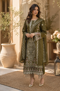 Eden - Lawn 3PC Chikenkari Heavy Embroidered Suit | Unstitched Summer Luxe '26