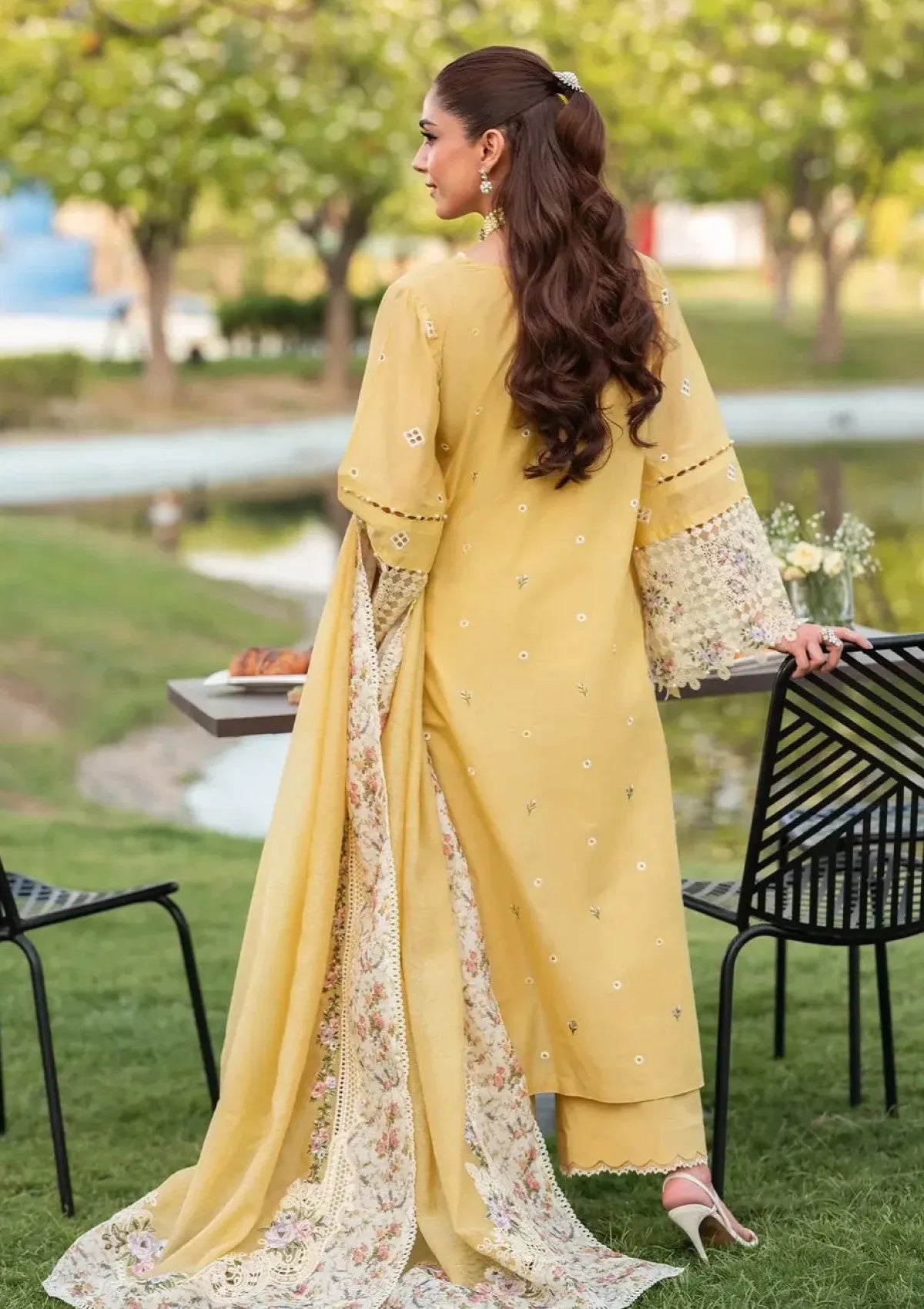 Zoya - Zf -058 Luxury Lawn 3PC Chikenkari Heavy Embroidered Suit | Summer Luxe '26