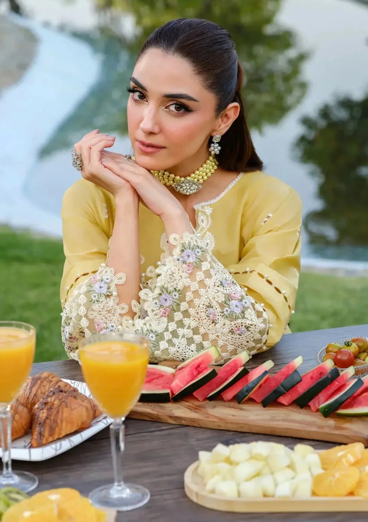 Zoya - Zf -058 Luxury Lawn 3PC Chikenkari Heavy Embroidered Suit | Summer Luxe '26