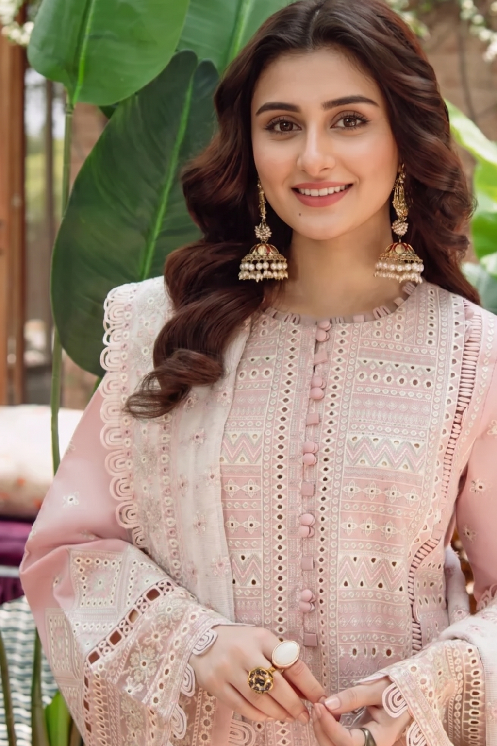Emira- Lawn 3PC Chikenkari Heavy Embroidered Suit | Unstitched Summer Luxe '26