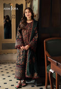 Afsaneh - Luxury Dhanak 3PC Chikenkari Heavy Embroidered Suit | EA-W-117 Luxe '26