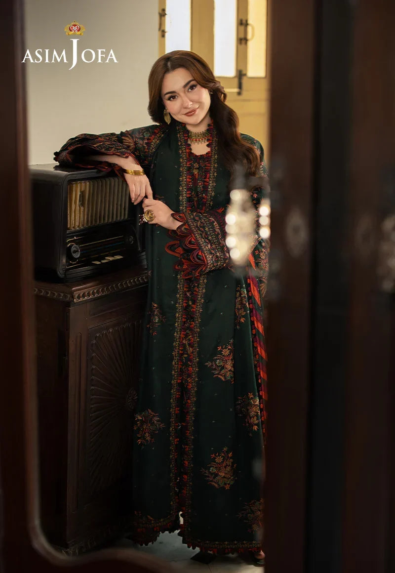Afsaneh - Luxury Dhanak 3PC Chikenkari Heavy Embroidered Suit | EA-W-117 Luxe '26