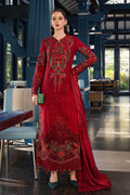Roselle - Luxury Dhanak 3PC Chikenkari Heavy Embroidered Suit | Zf- 109 Zaroon Luxe '26