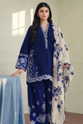 Fariyal - Lawn 3PC Chikenkari Heavy Embroidered Suit | Unstitched Summer Luxe '26