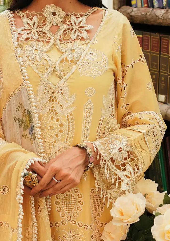 Zaroon Kahf - Luxury Lawn 3PC Chikenkari Heavy Embroidered Suit | ZF-013  Summer Luxe '26