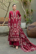 Ismera- Luxury 3PC Chikenkari Heavy Embroidered Suit | ZF-105 Zaroon Luxe '26