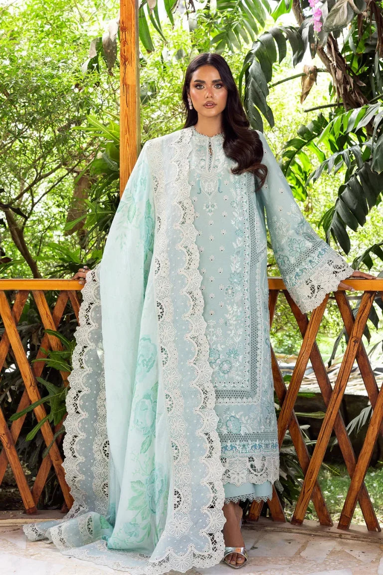 Golnar - Luxury Dhanak 3PC Chikenkari Heavy Embroidered Suit | EA-W- 120 Luxe '26