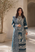 Aiza - Lawn 3PC Chikenkari Heavy Embroidered Suit | Unstitched Summer Luxe '26