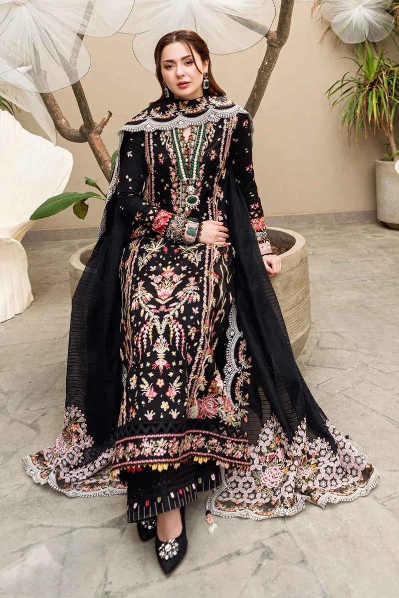 Seraphina - Luxury Dhanak 3PC Chikenkari Heavy Embroidered Suit | Zf- 112 Zaroon Luxe '26