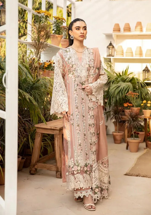 Aiman - Zf -010 Luxury Lawn 3PC Chikenkari Heavy Embroidered Suit | Unstitched Summer Luxe '26