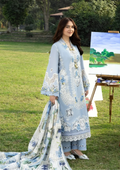 Wafa - Luxury Lawn 3PC Chikenkari Heavy Embroidered Suit | ZF-078  Summer Luxe '26