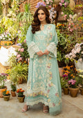 Zarqa - Luxury Lawn 3PC Chikenkari Heavy Embroidered Suit | ZF-069 Unstitched Summer Luxe '26