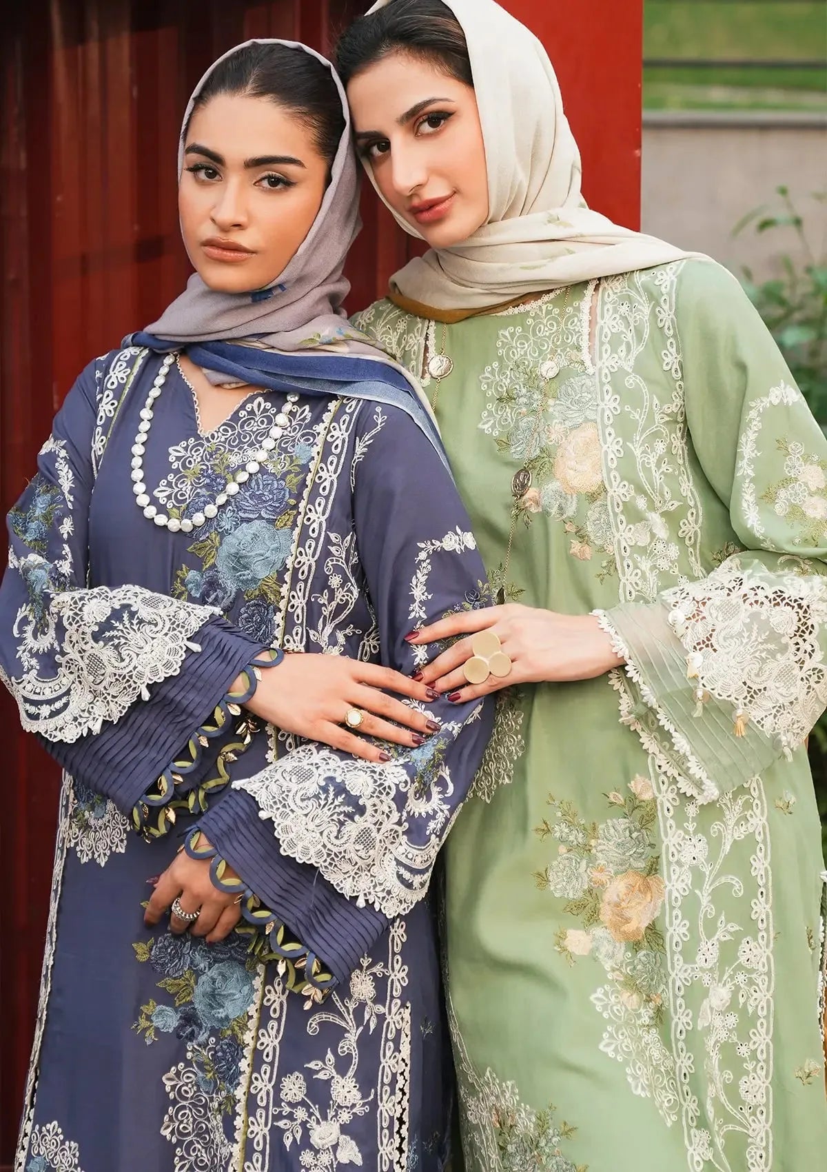 Zimal - Luxury Lawn 3PC Chikenkari Heavy Embroidered Suit | Unstitched Summer Luxe '26