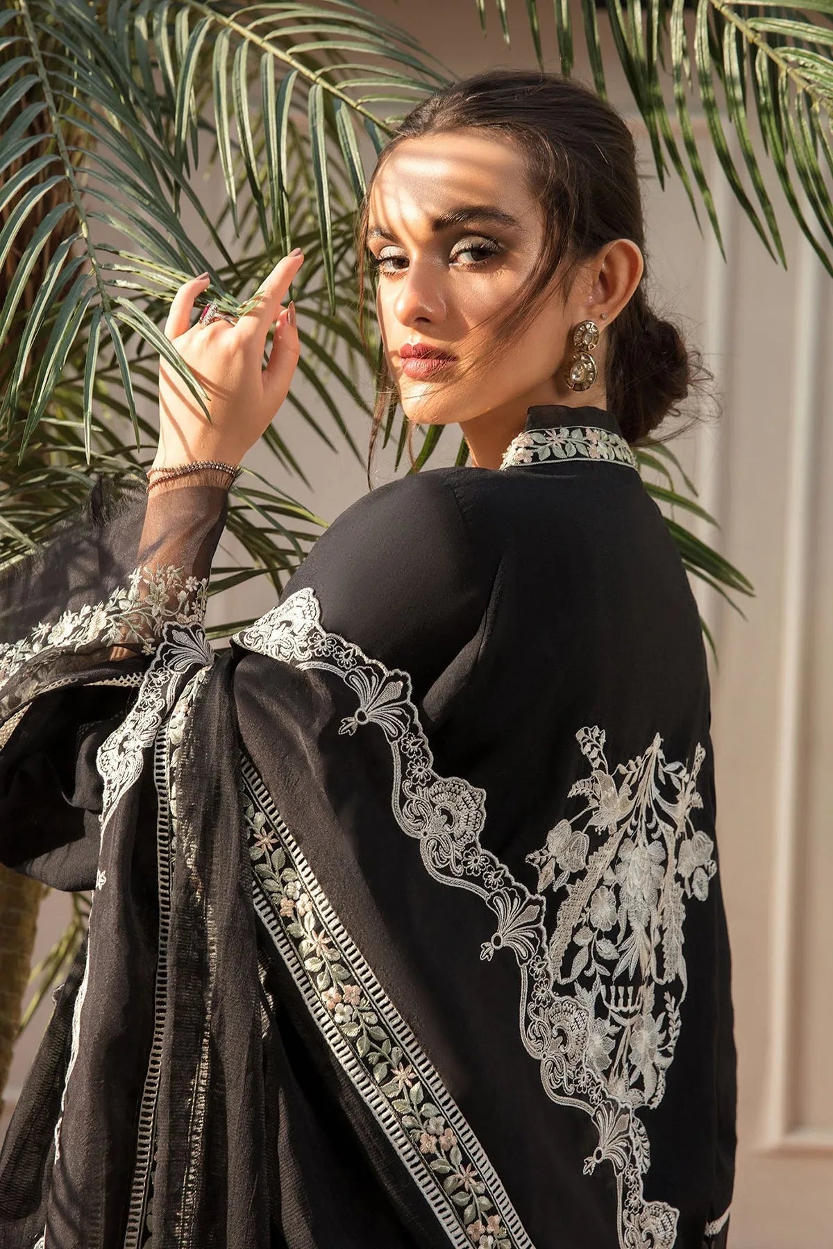 Rubab ZF-S-054 - Luxury Lawn 3PC Chikenkari Heavy Embroidered Suit | Unstitched Summer Luxe '26