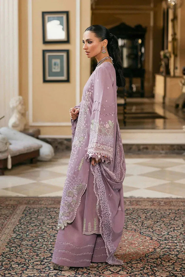 Aleena - Luxury Lawn 3PC Chikenkari Heavy Embroidered Suit | ZF-024  Summer Luxe '26