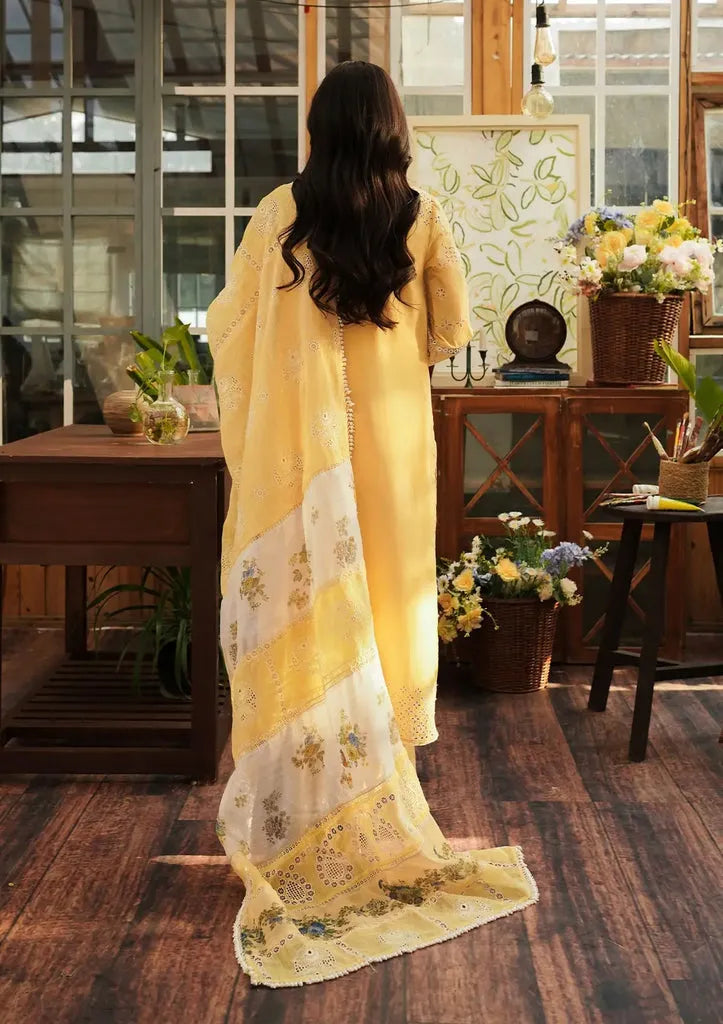 Zaroon Kahf - Luxury Lawn 3PC Chikenkari Heavy Embroidered Suit | ZF-013  Summer Luxe '26