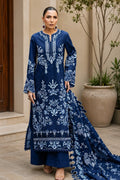 Mehrnaz - Luxury Dhanak 3PC Chikenkari Heavy Embroidered Suit | EA-W-115 Luxe '26