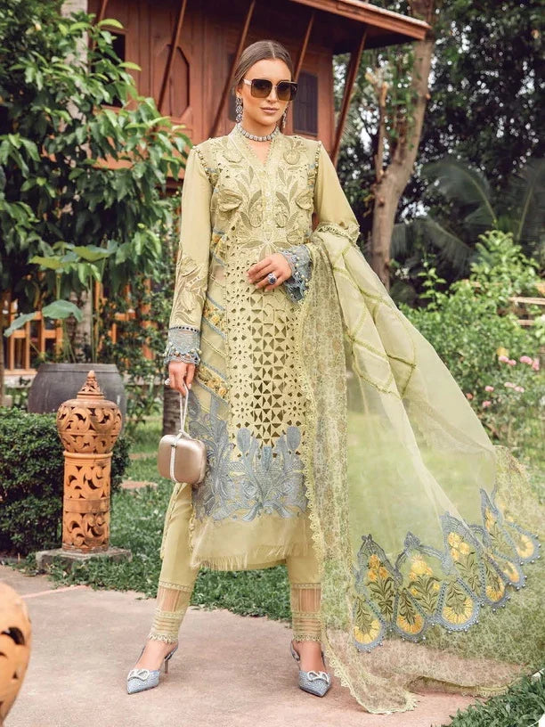 Ceren - Luxury Viscose 3PC Chikenkari Heavy Embroidered Suit | EA-W- 131  Luxe '26