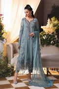 Delkash - Luxury Viscose 3PC Chikenkari Heavy Embroidered Suit | EA-W- 129  Luxe '26