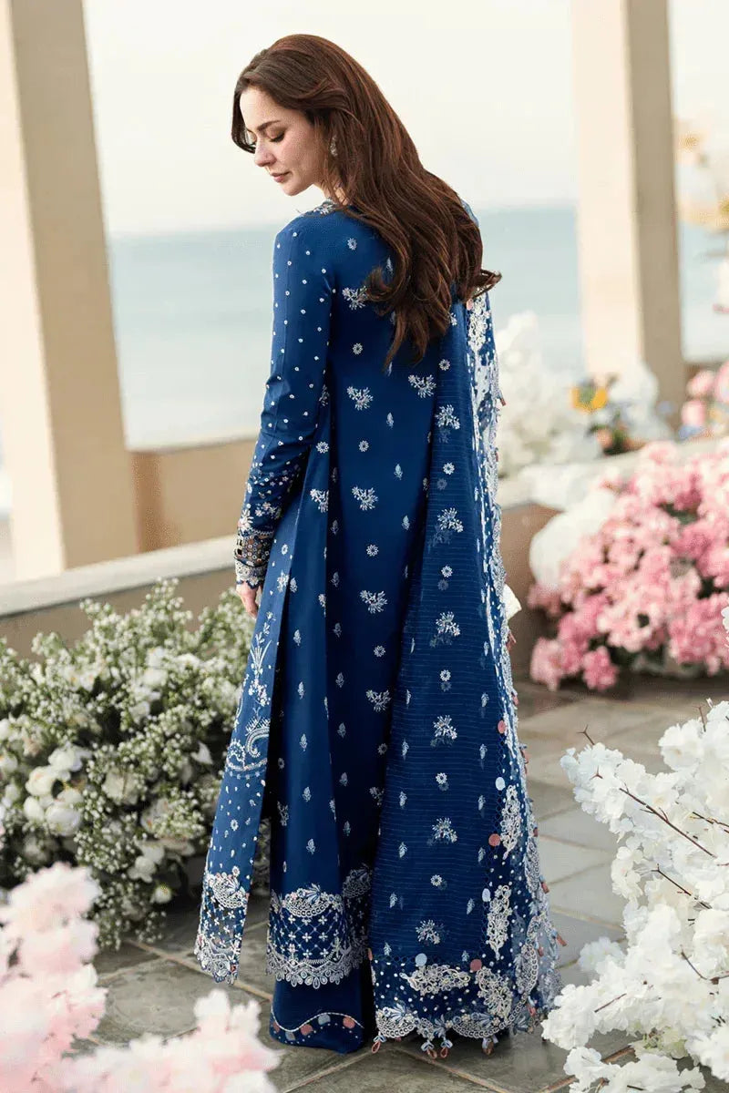 Zaiba - Luxury Lawn 3PC Chikenkari Heavy Embroidered Suit | ZF-067 Unstitched Summer Luxe '26