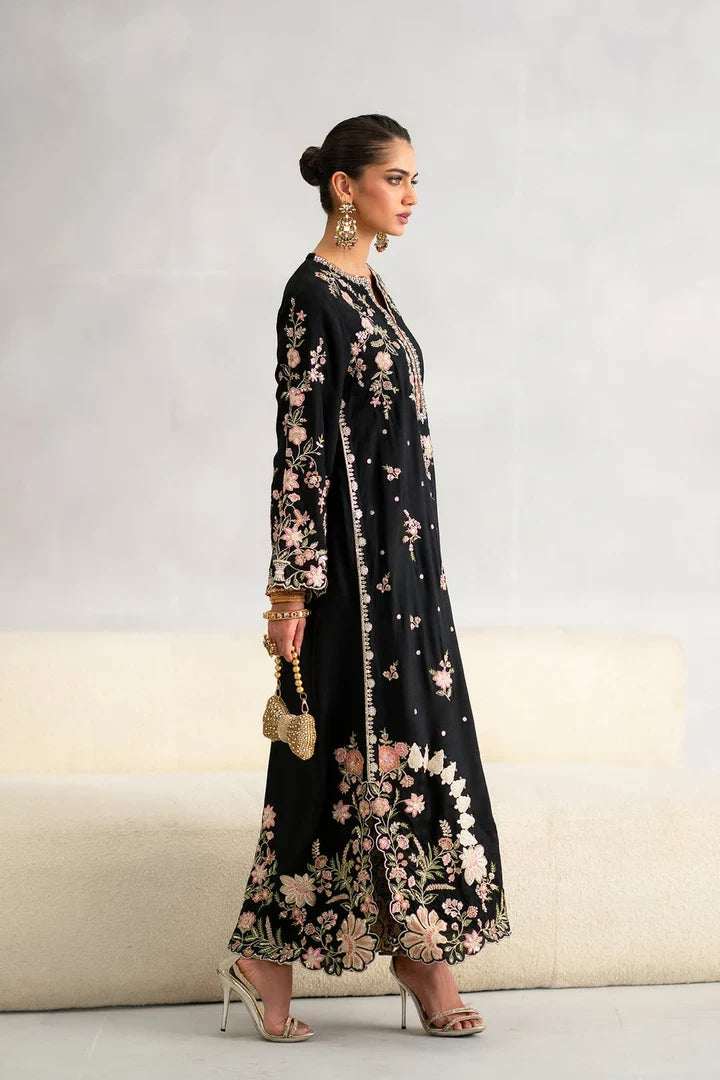 MIRAE- 2PC Unstitched Embroidered Silk - EA-W-154 Luxe 26'