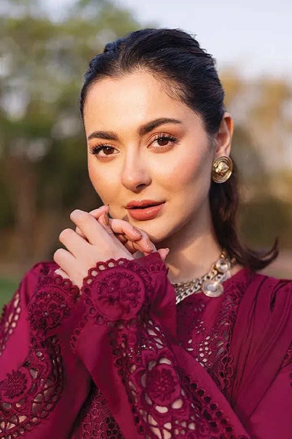 Zara - Luxury Lawn 3PC Chikenkari Heavy Embroidered Suit | ZF-070 Unstitched Summer Luxe '26