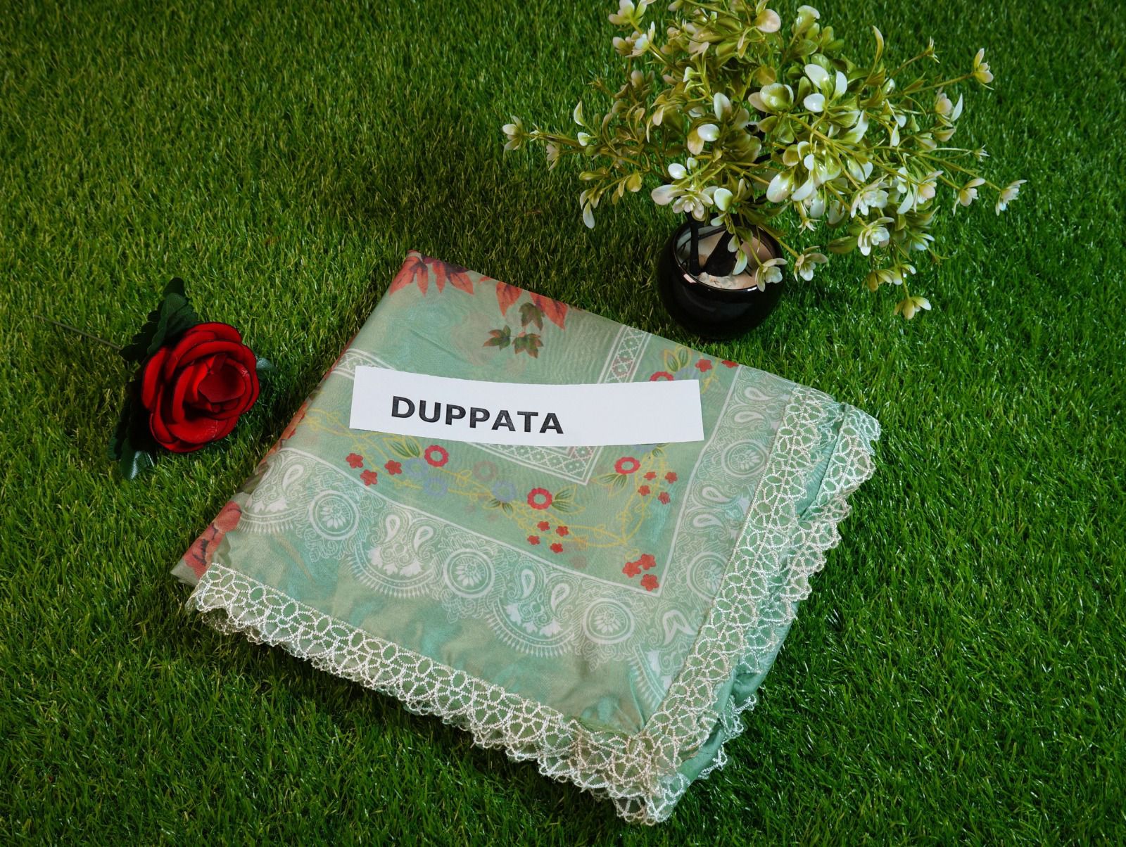 Dalia - Luxury Lawn 3PC Chikenkari Heavy Embroidered Suit | ZF-073 Unstitched Summer Luxe '26