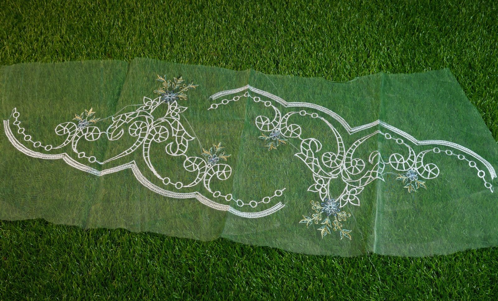 Dalia - Luxury Lawn 3PC Chikenkari Heavy Embroidered Suit | ZF-073 Unstitched Summer Luxe '26