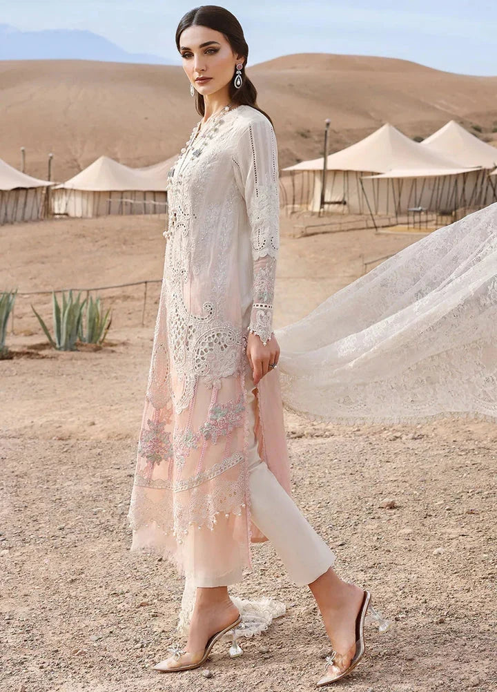 Mahnaz - Luxury Dhanak 3PC Chikenkari Heavy Embroidered Suit | EA-W- 126 Luxe '26