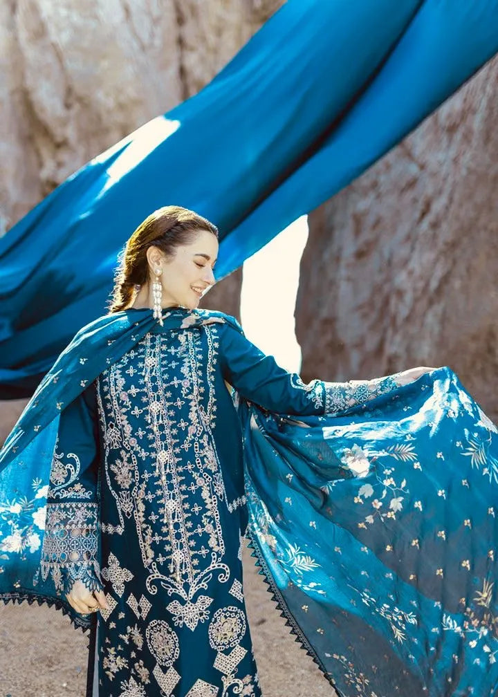 Rabia - Luxury Lawn 3PC Chikenkari Heavy Embroidered Suit | Unstitched Summer Luxe '26