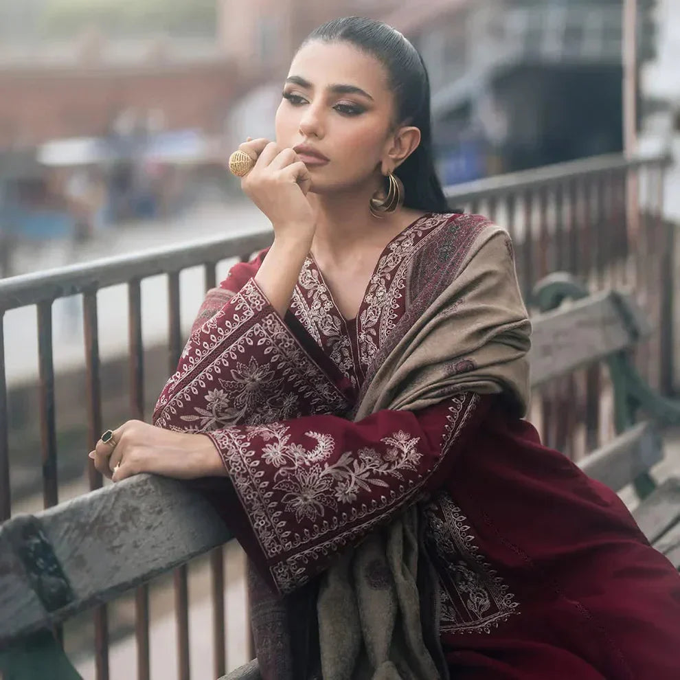Izel Kb-102 | Luxury Unstitched Fully Embroidered 3 Pcs