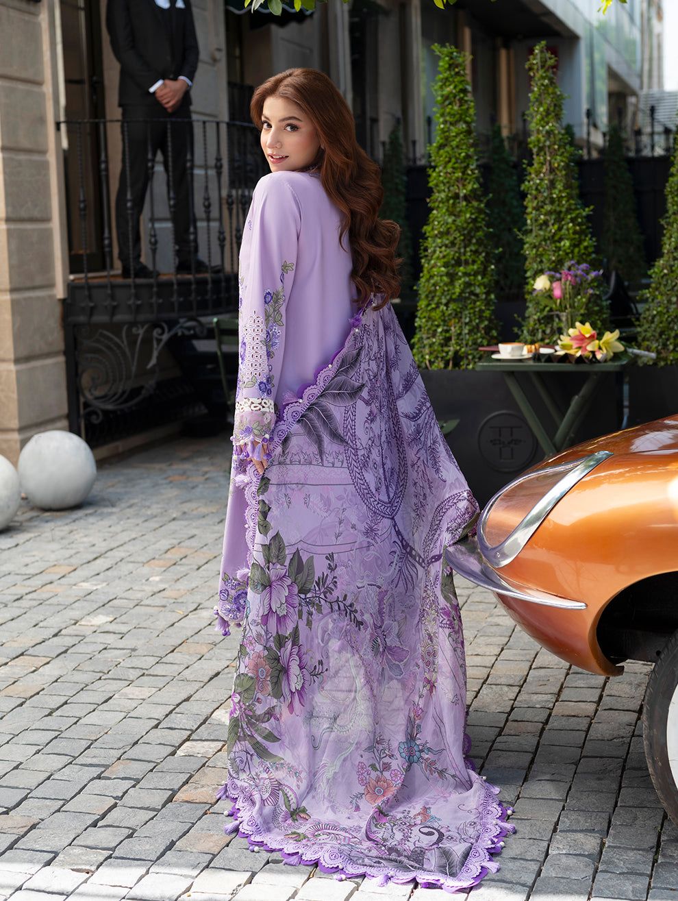 Areeba - Luxury Lawn 3PC Chikenkari Heavy Embroidered Suit | EA-093 Summer Luxe '26