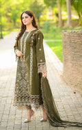 Donya - Luxury Lawn 3PC Chikenkari Heavy Embroidered Suit | EA-089 Summer Luxe '26