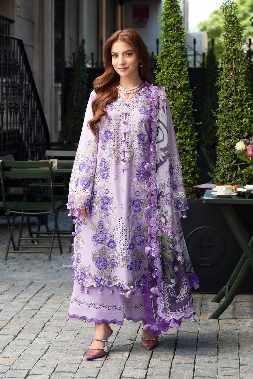 Areeba - Luxury Lawn 3PC Chikenkari Heavy Embroidered Suit | EA-093 Summer Luxe '26