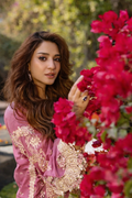 Shabnam - Zf -057 Luxury Lawn 3PC Chikenkari Heavy Embroidered Suit | Unstitched Summer Luxe '26